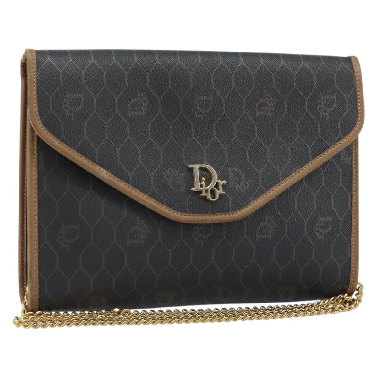 Christian Dior Vintage Honeycomb chain Canvas - image 1