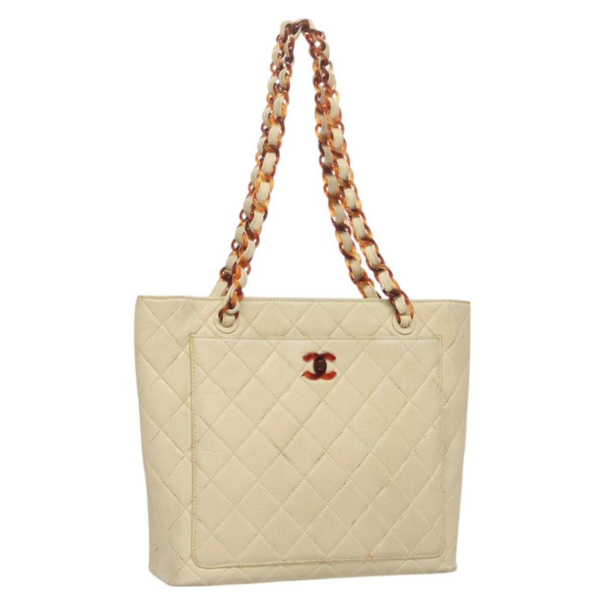 Chanel Vintage CC Tote Leather Small - image 1