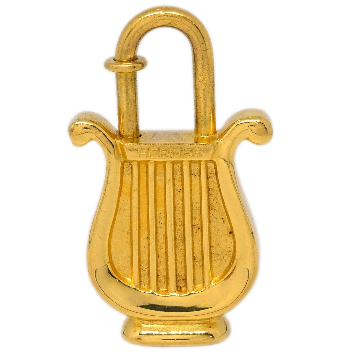 Hermes Harp Cadena Padlock 1996 Limited Metal Design - image 1