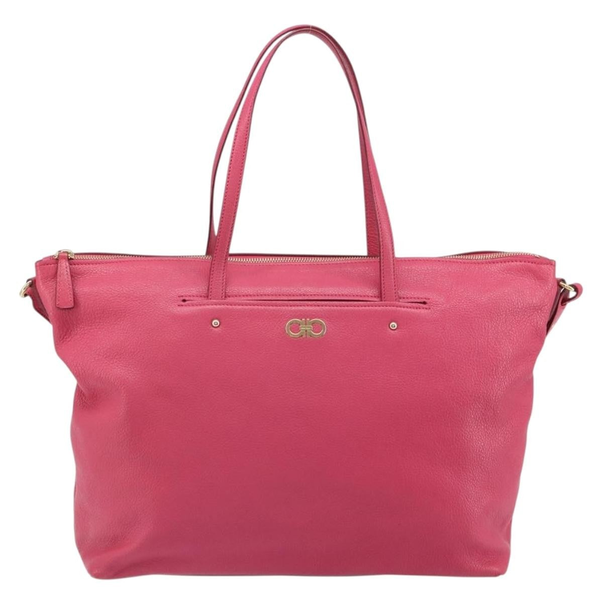 Salvatore Ferragamo Gancini Tote Leather - image 1