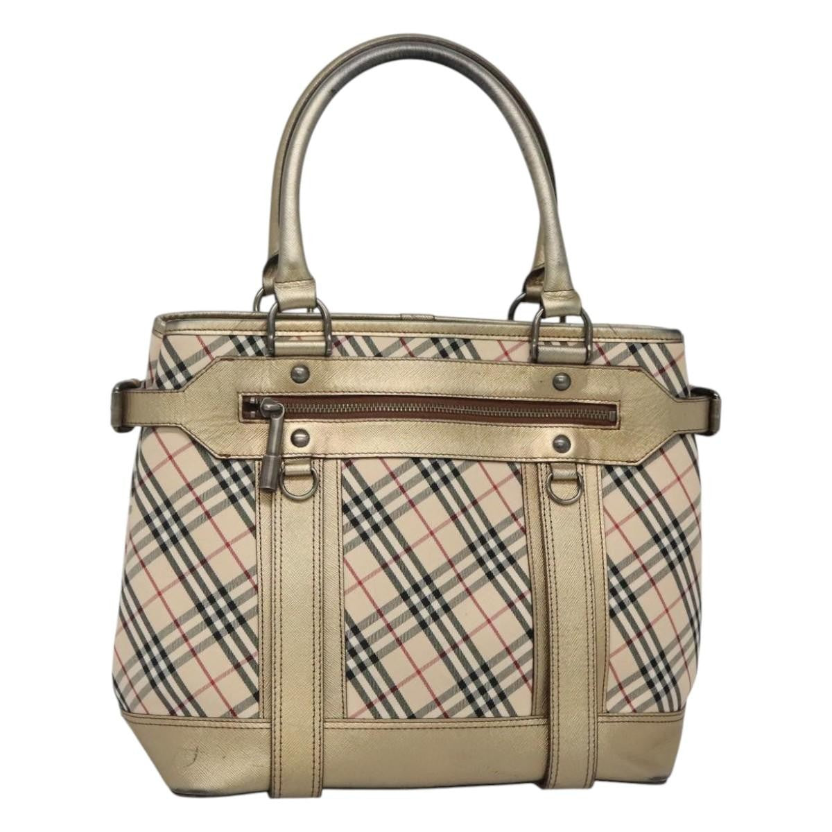 Burberry Nova Check Tote Canvas and Leather - image 1