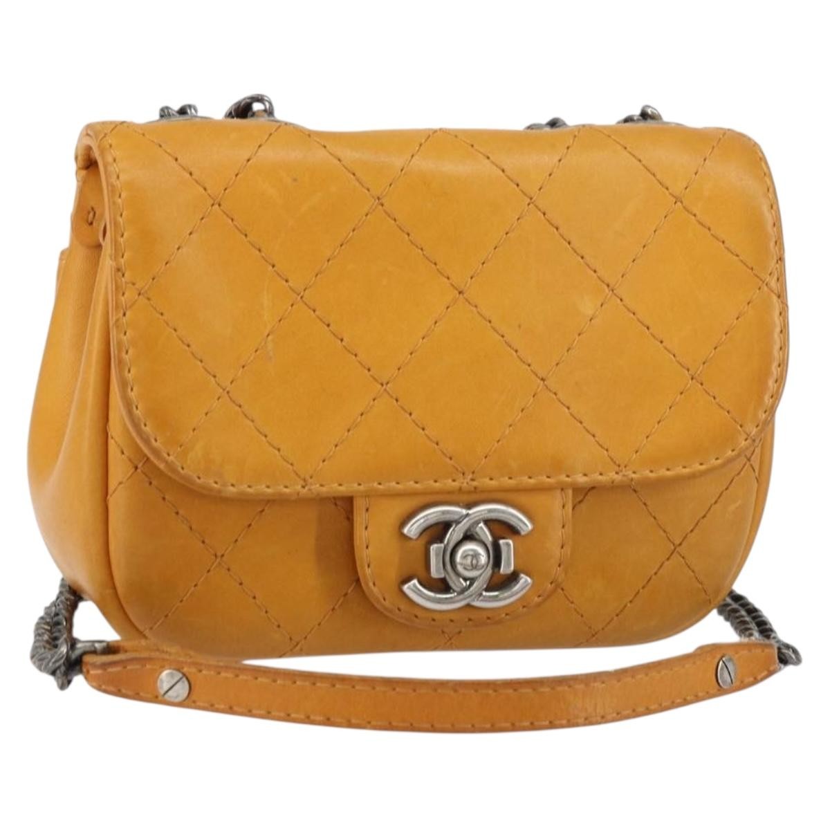 Chanel Chain Flap Bag Quilted Leather - image 1