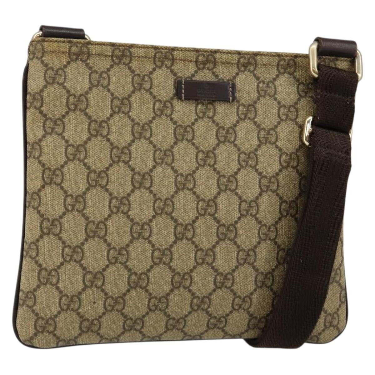 Gucci Flat Messenger Bag GG Canvas Medium - image 1