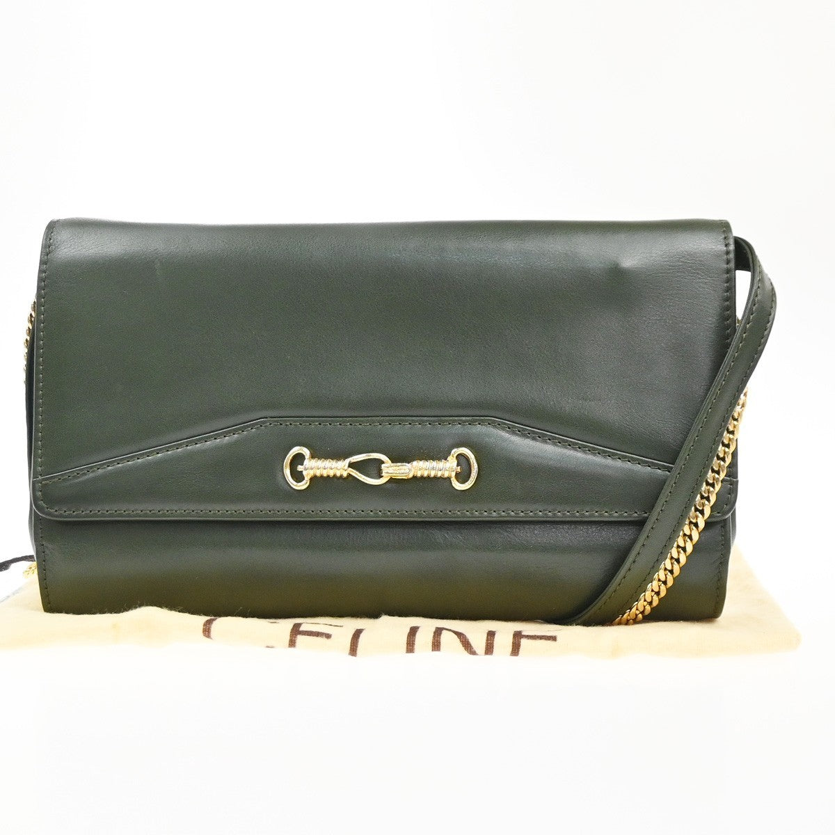 Celine Vintage Shoulder Bag Leather - image 1