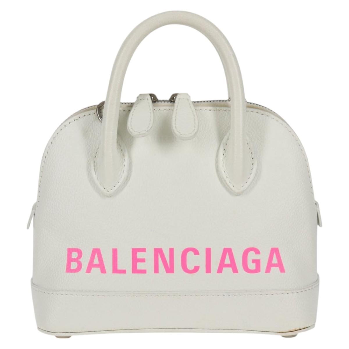Balenciaga Logo Ville Bag Leather XXS - image 1