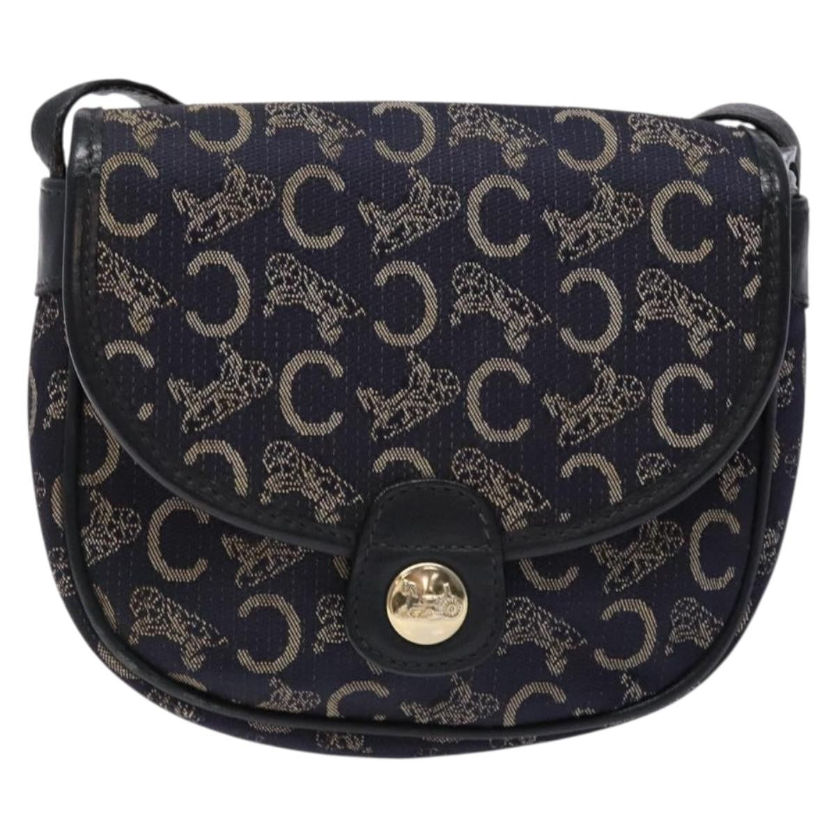 Celine C Sulky Shoulder bag Canvas and Leather - image 1