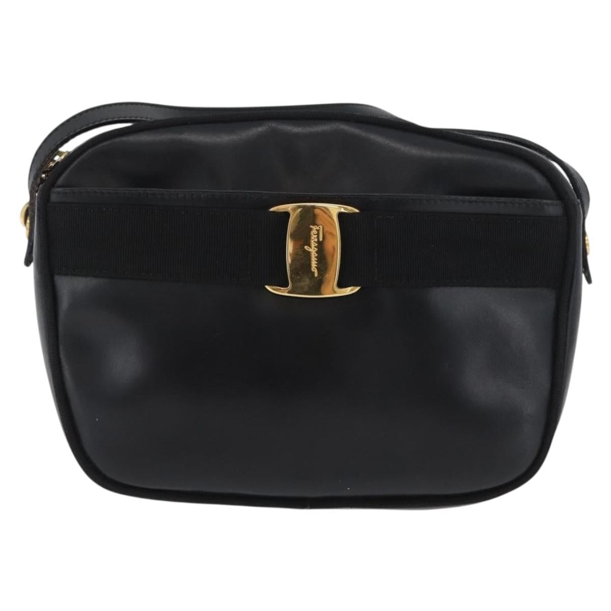 Salvatore Ferragamo Vara Bow camera Shoulder Bag Leather - image 1