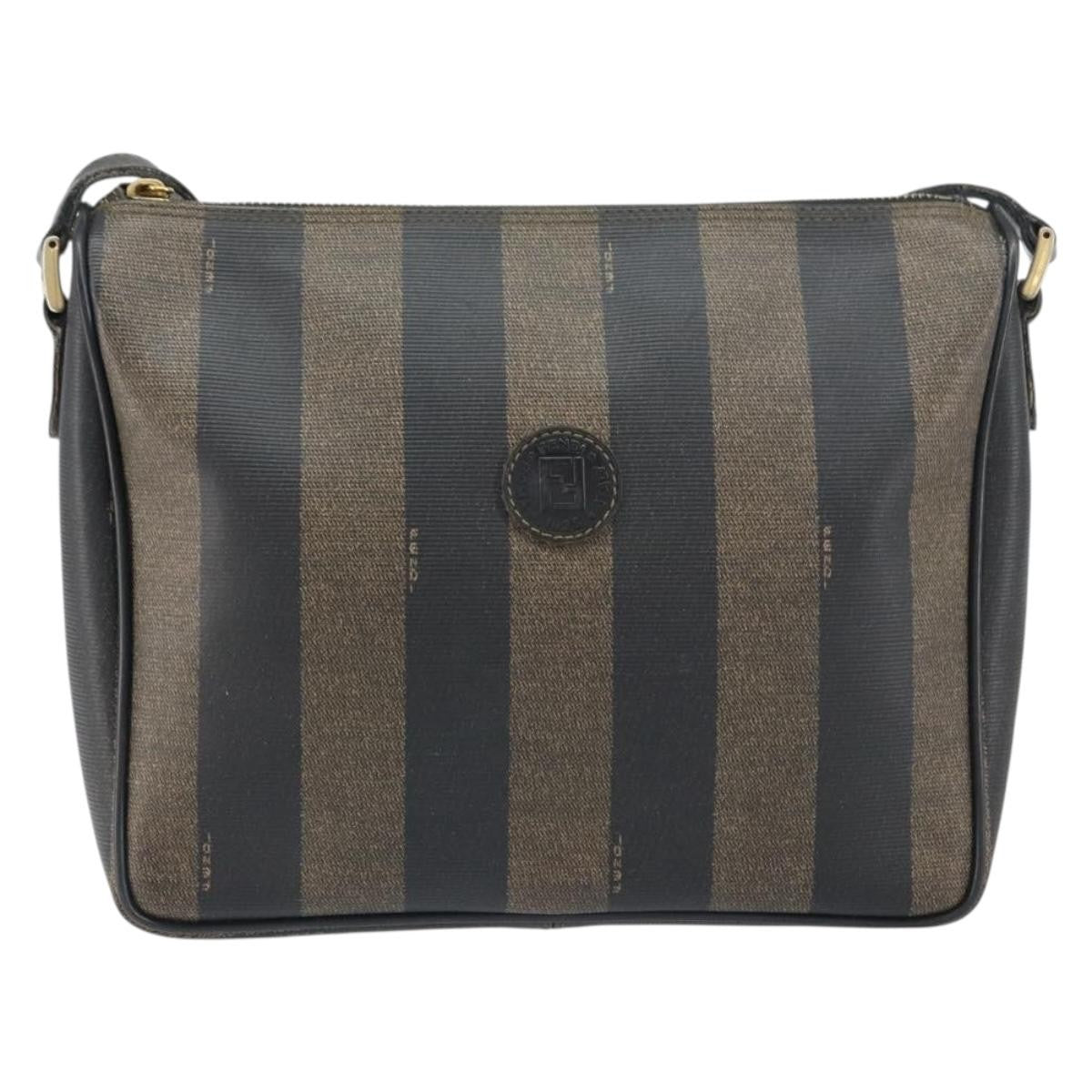 Fendi Vintage Pequin Shoulder bag Pequin - image 1