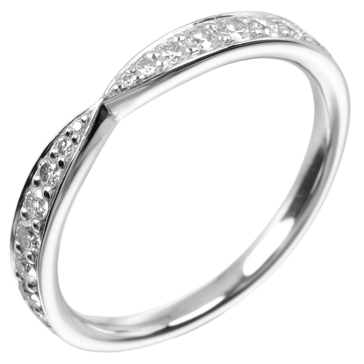 Tiffany & Co. Harmony Band Ring Platinum and Diamonds - image 1