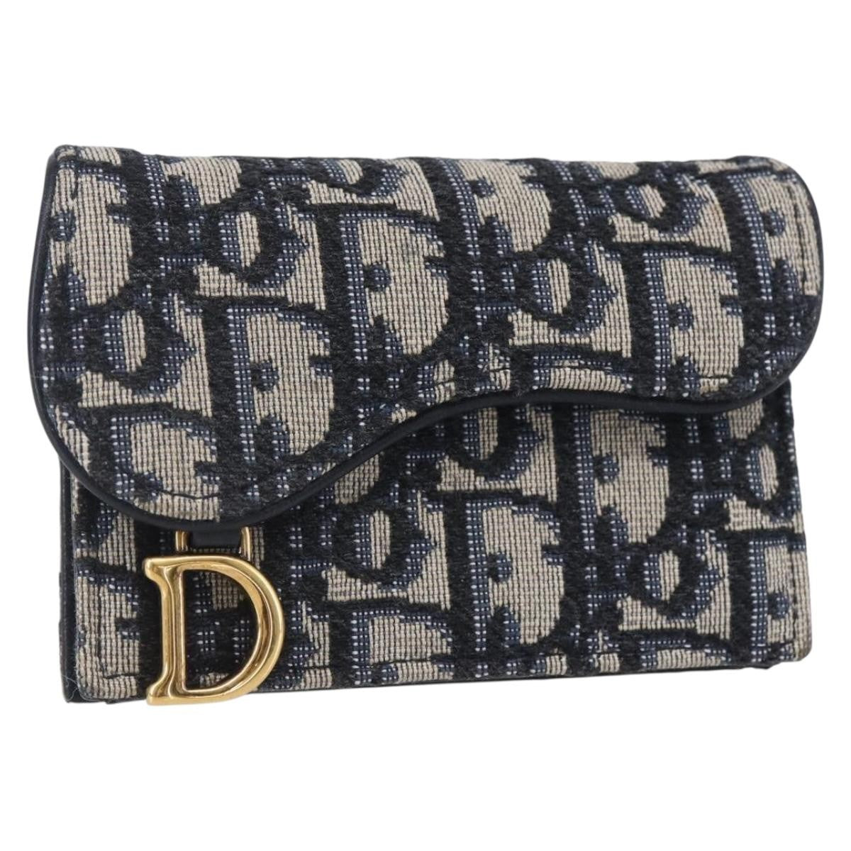 Christian Dior Saddle Card Case Oblique Canvas - image 1
