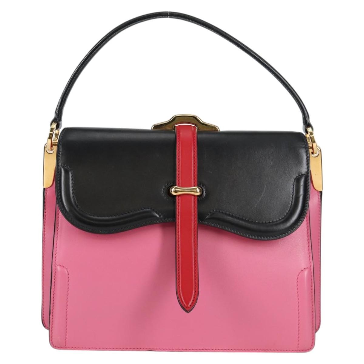 Prada Belle Top Handle Bag City Calf Medium - image 1