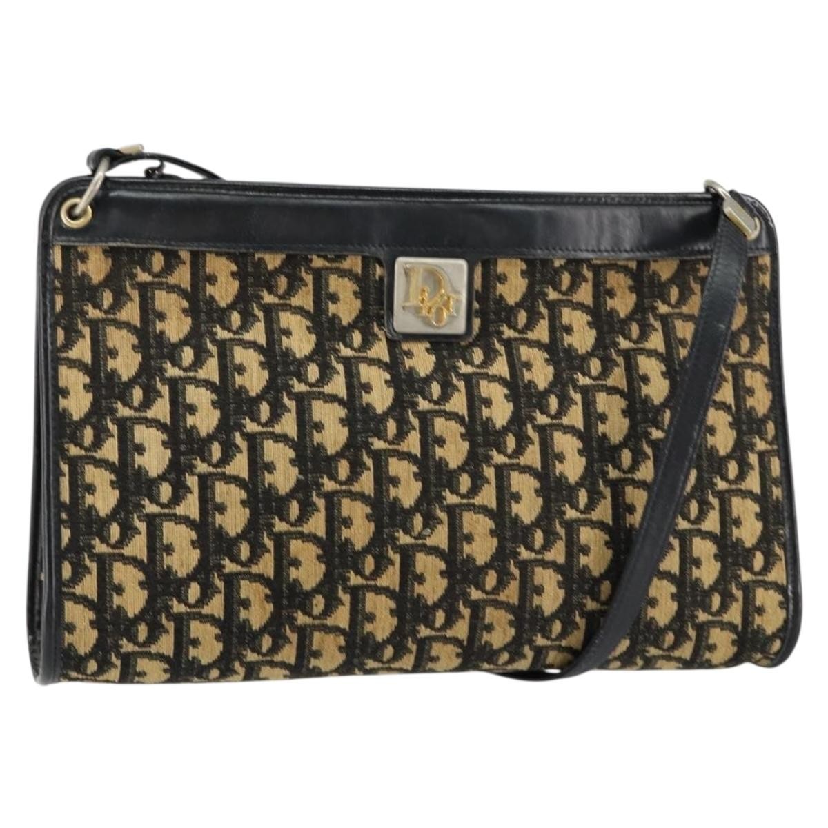 Christian Dior Vintage Trotter Shoulder Bag Canvas medium - image 1