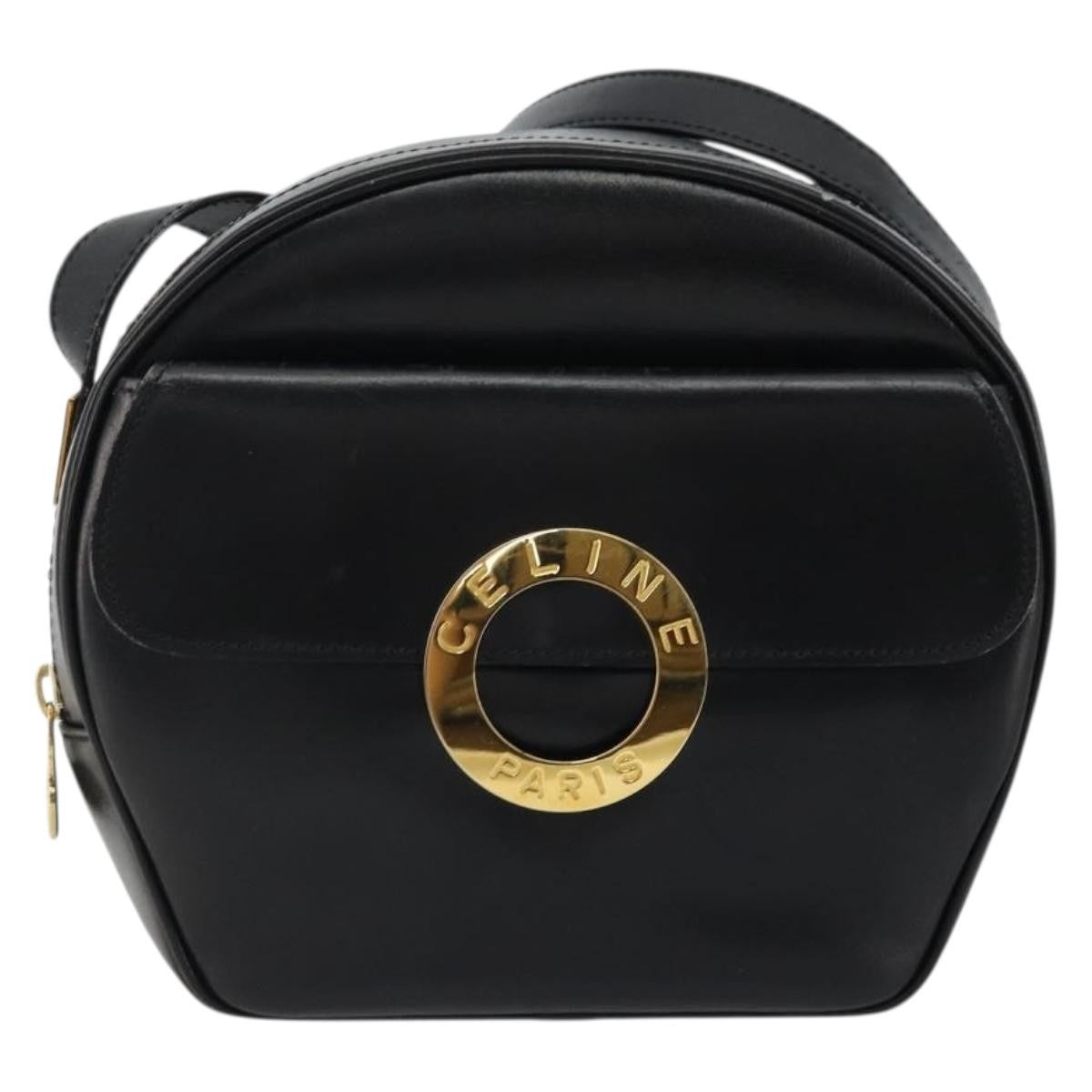 Celine Circle Logo Shoulder Bag Leather - image 1