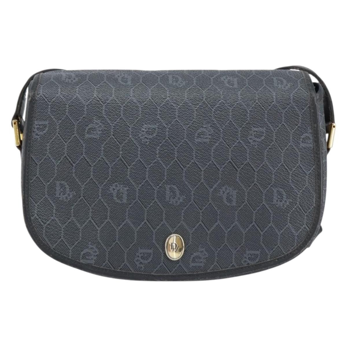 Christian Dior Vintage Honeycomb Shoulder Bag Canvas - image 1