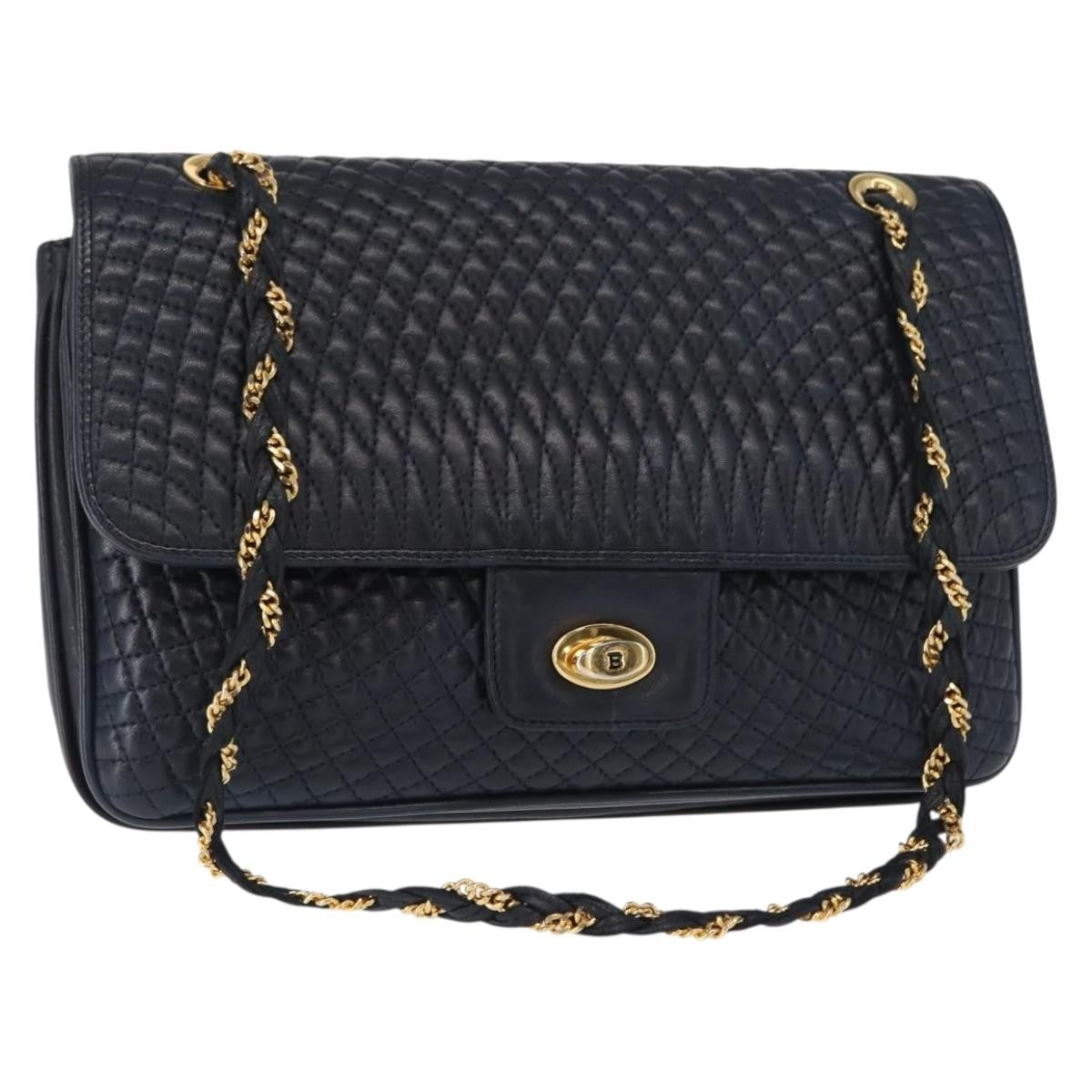 Bally Vintage Shoulder Bag Leather - image 1