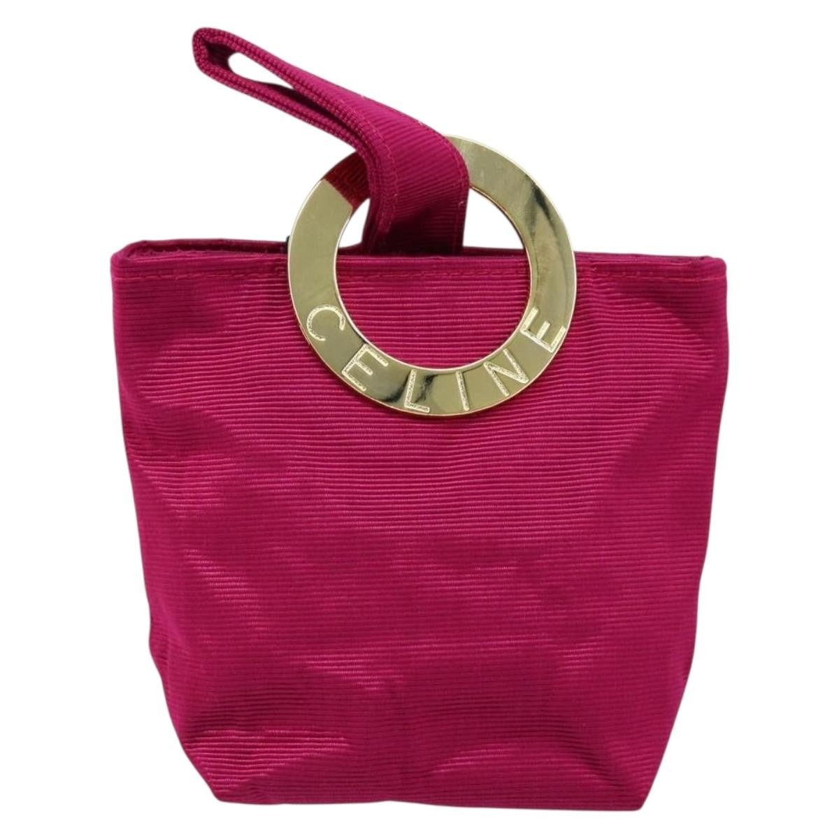 Celine Circle Logo Pouch Canvas - image 1