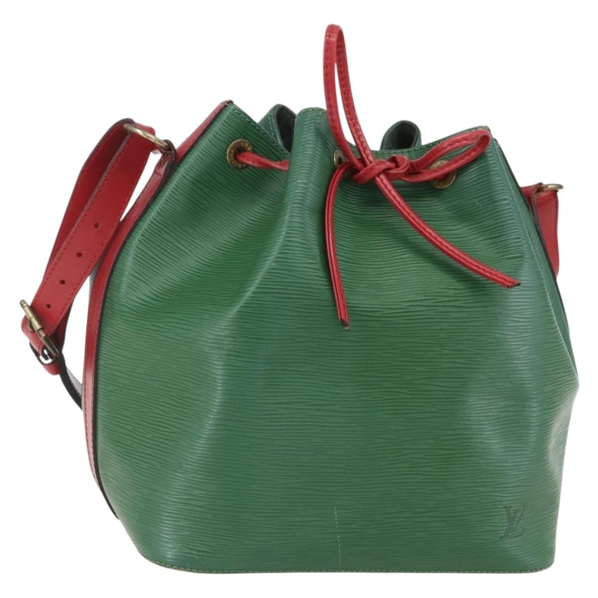 Louis Vuitton Bicolor Petit Noe Handbag Epi Leather - image 1