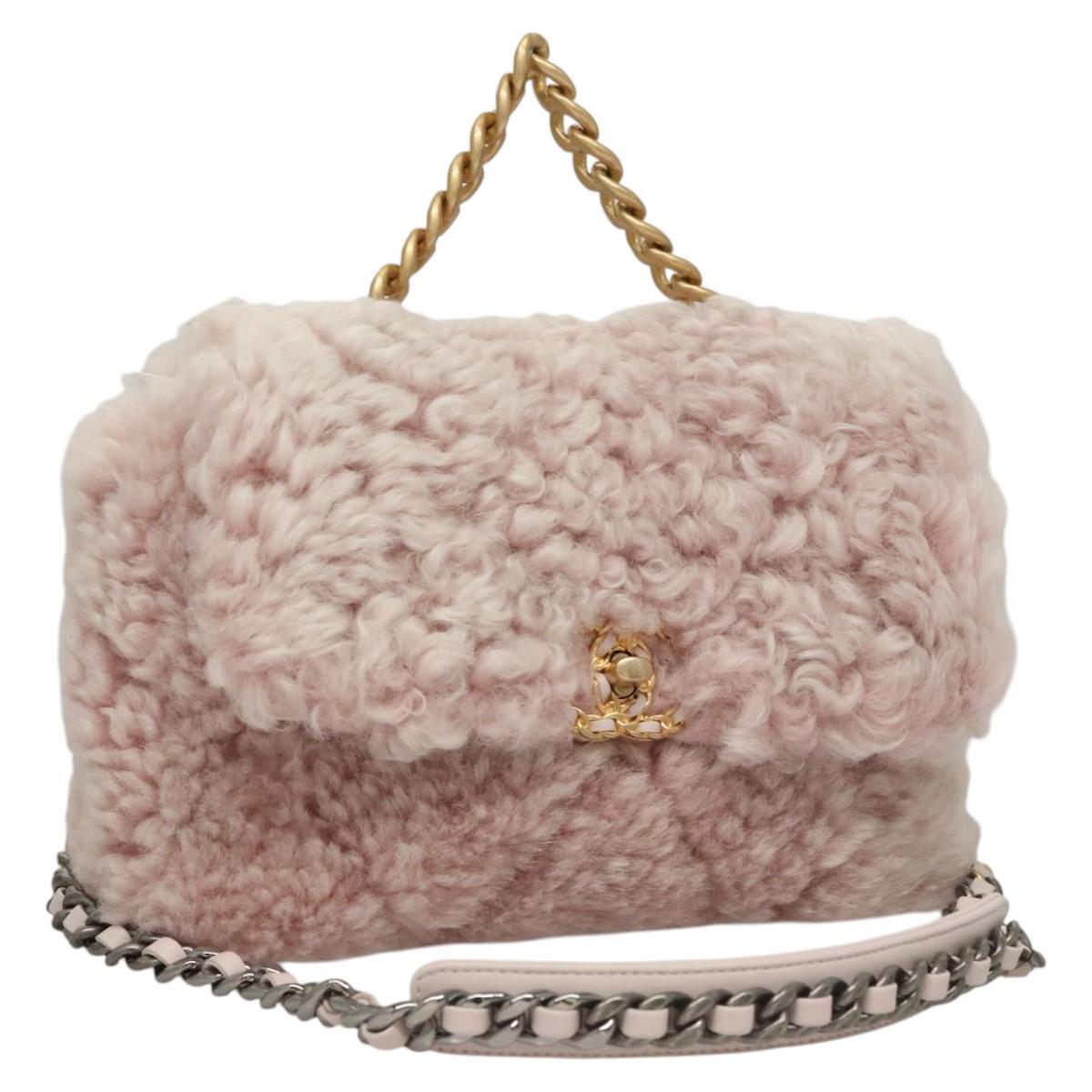 Chanel 19 Flap Bag Shearling Medium - image 1