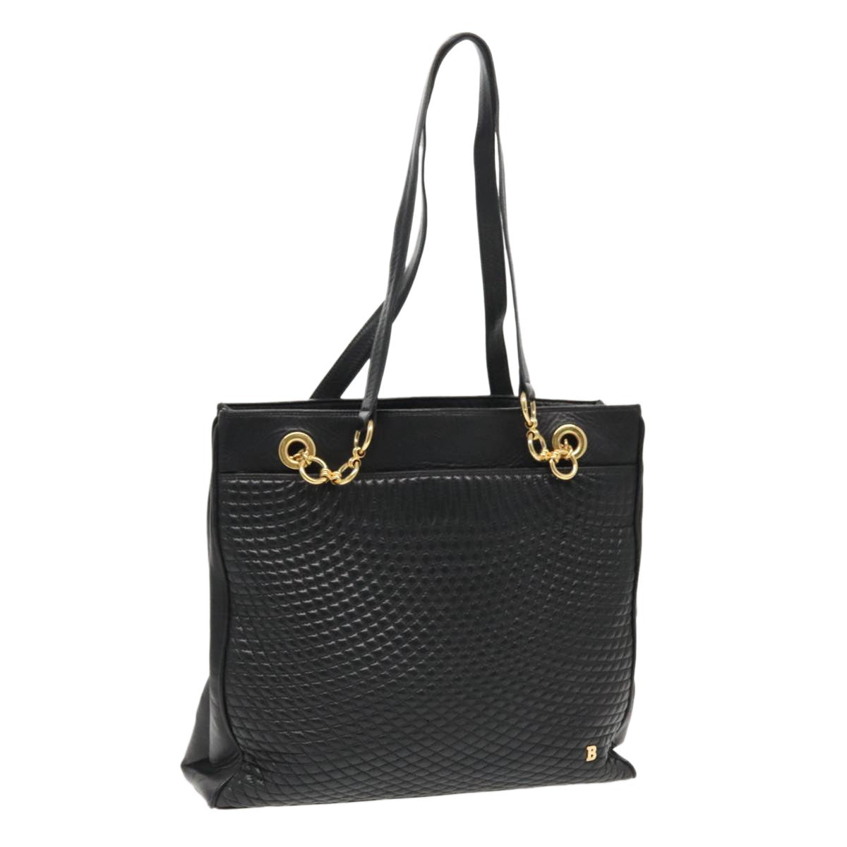 Bally Vintage Tote Bag Quilted Leather - image 1