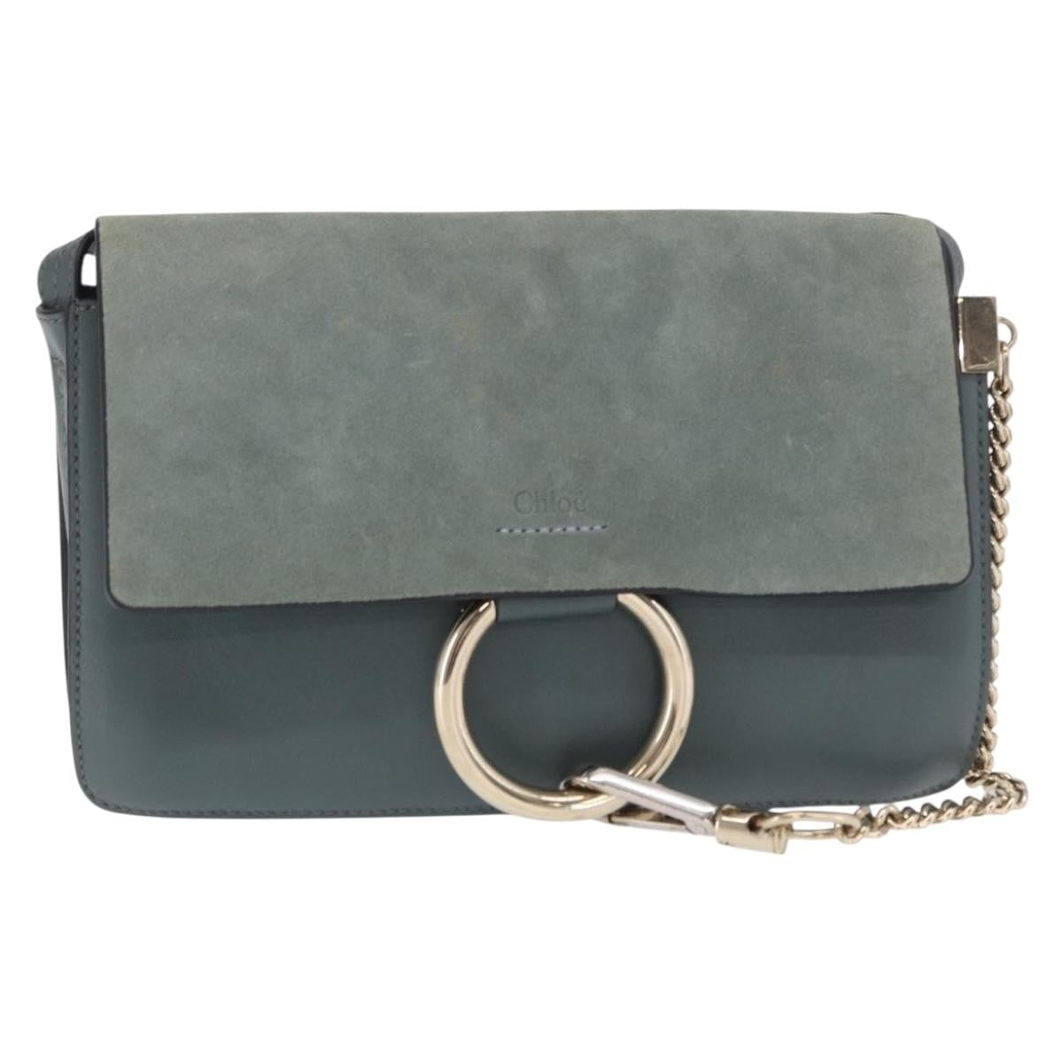 Chloe Faye Shoulder Bag Leather and Suede Small - image 1