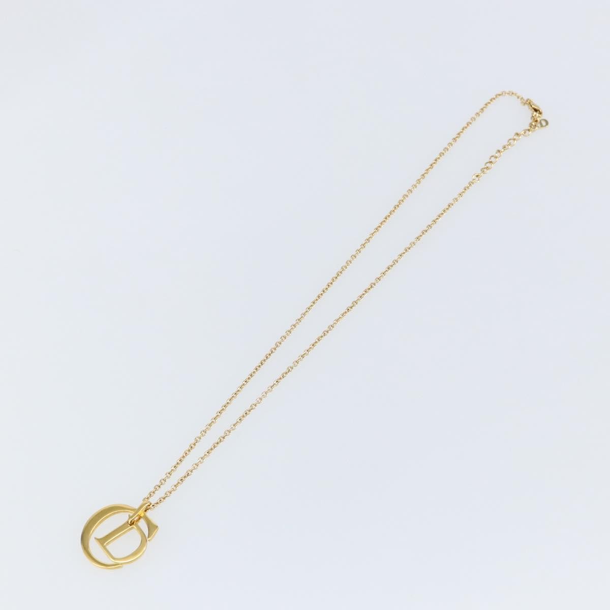 Christian Dior CD Pendant Necklace Metal - image 1