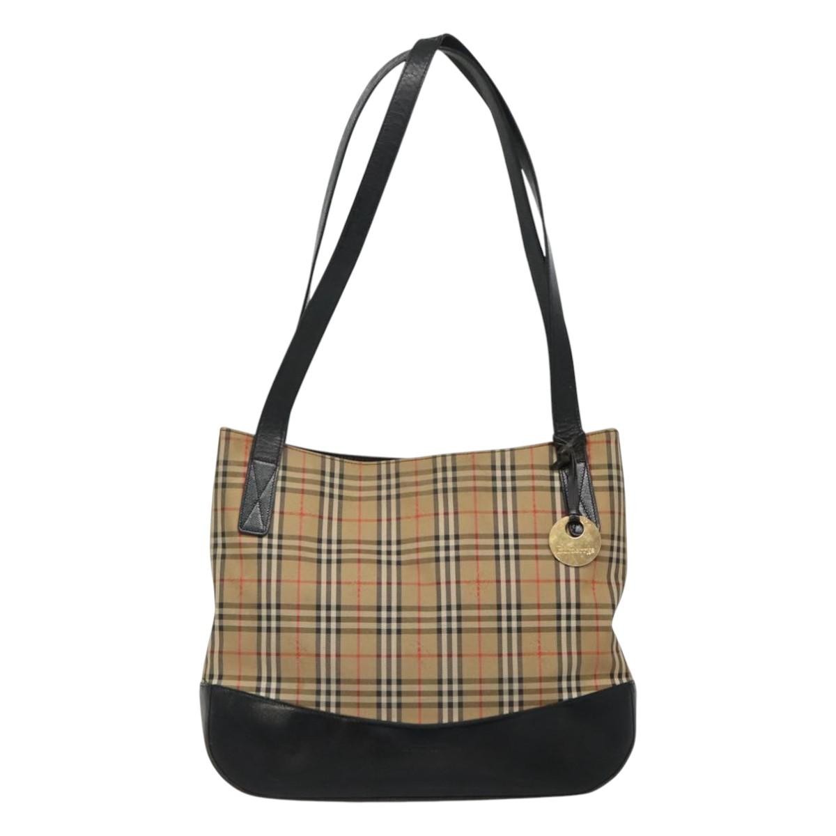 Burberry Nova Check Tote Canvas and Leather - image 1