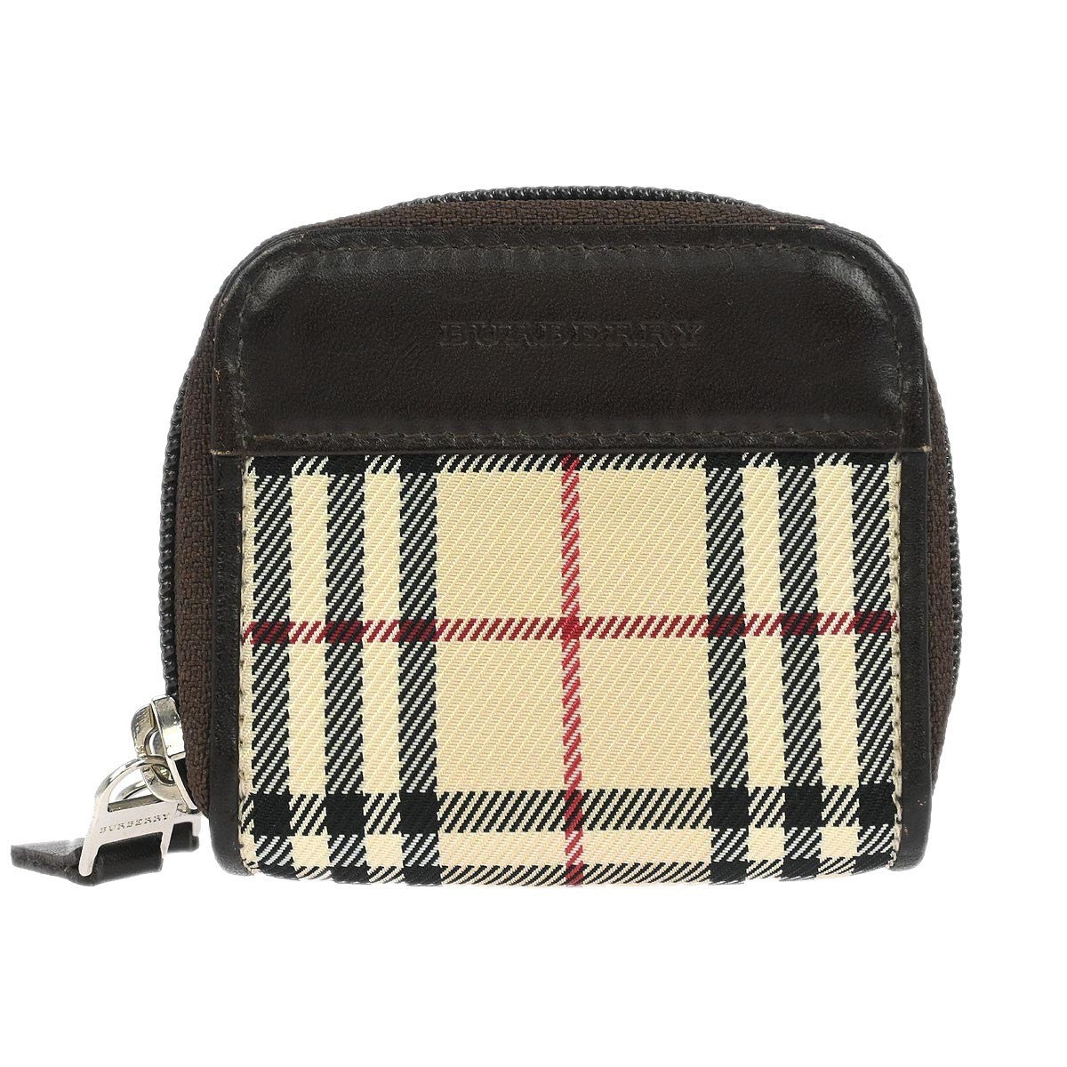 Burberry Zip Around Coin Pouch Canvas - image 1