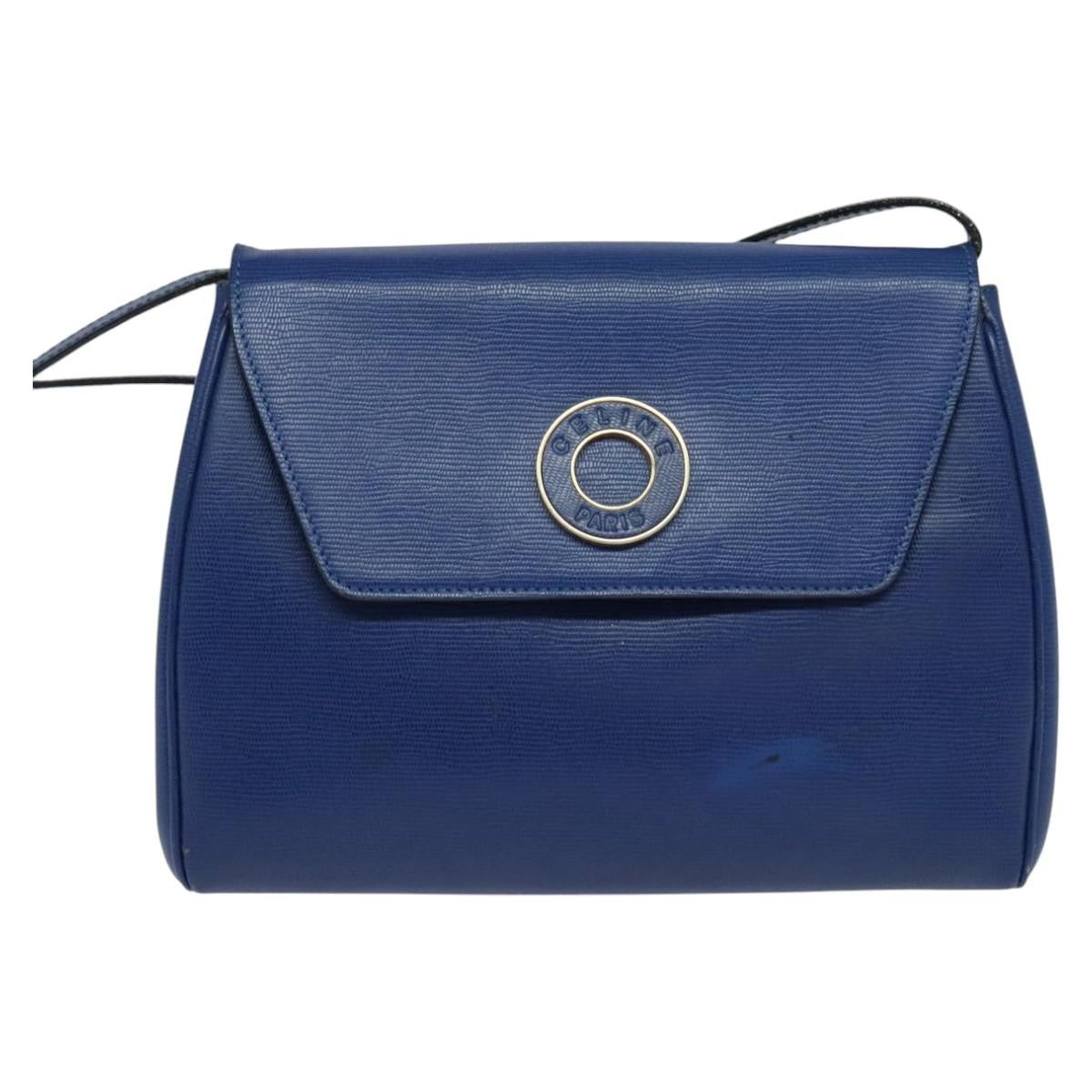 Celine Vintage Circle Logo Crossbody Bag Leather Small - image 1