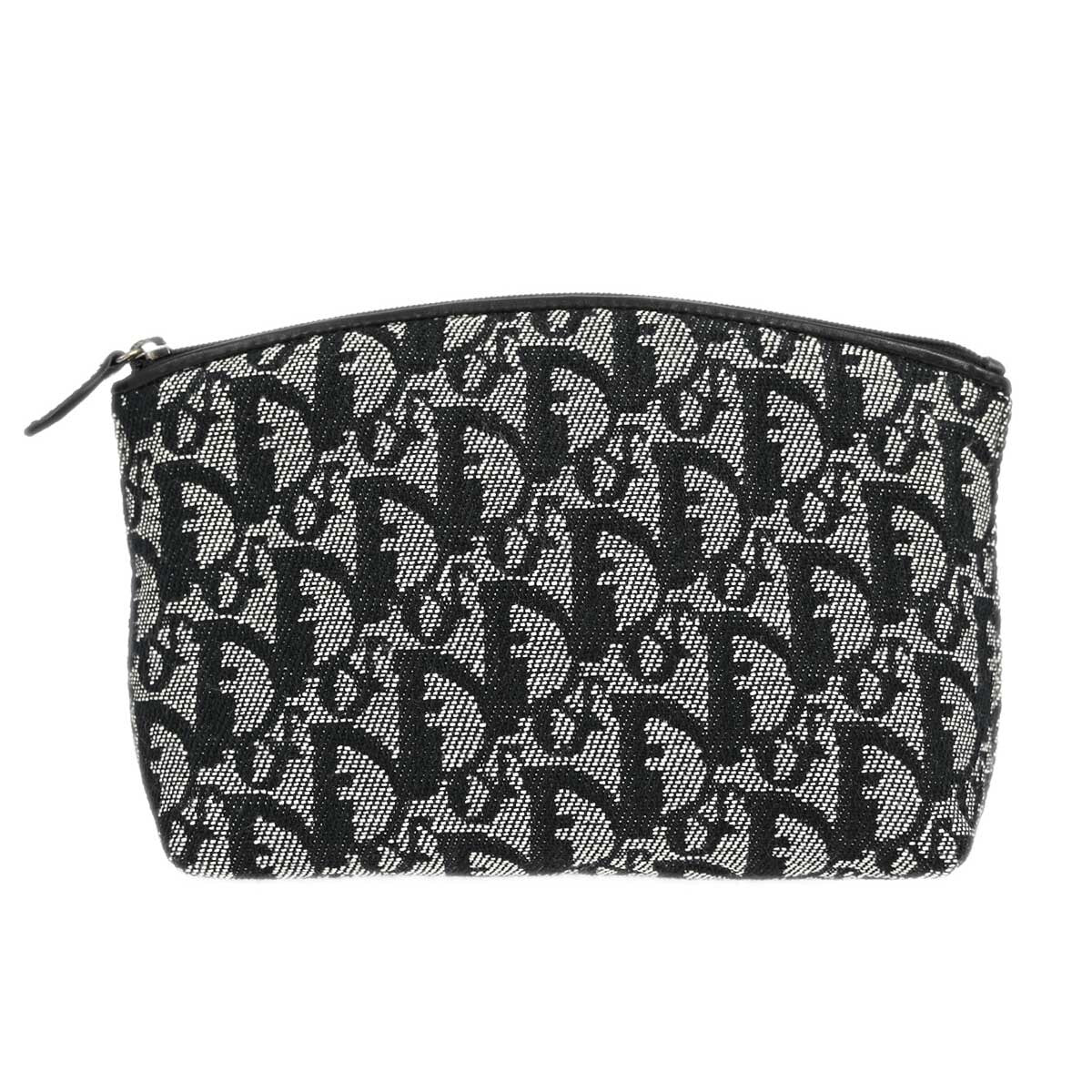 Christian Dior Vintage Trotter Pouch Diorissimo Canvas - image 1