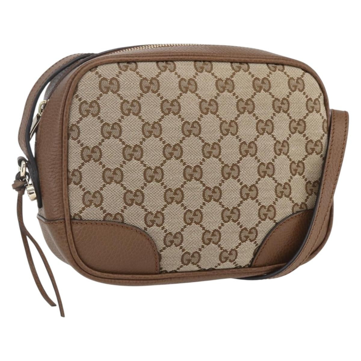 Gucci Bree Disco Crossbody Bag GG Canvas with Leather Mini - image 1