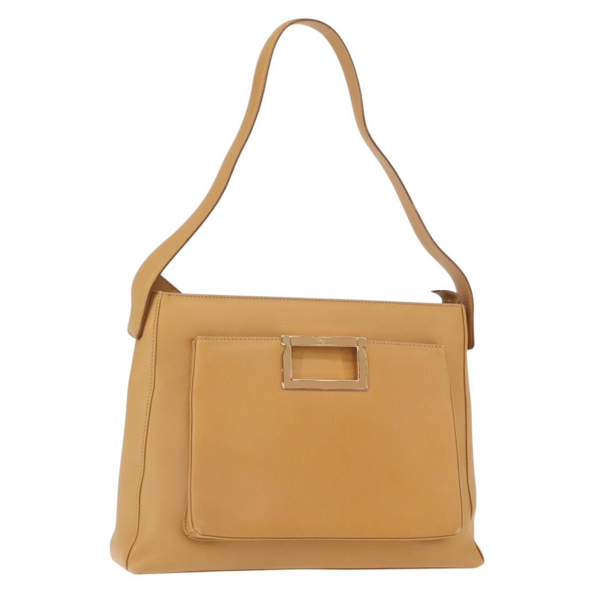 Salvatore Ferragamo Vintage Shoulder Bag Leather - image 1