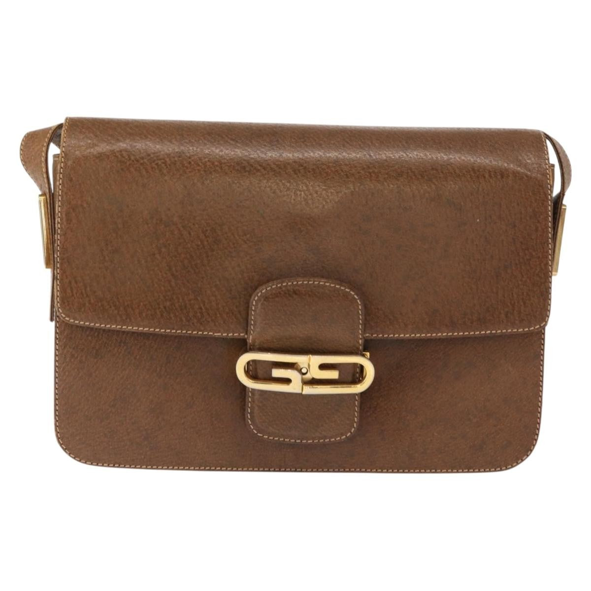 Gucci Vintage Flap Shoulder Bag Leather Small - image 1