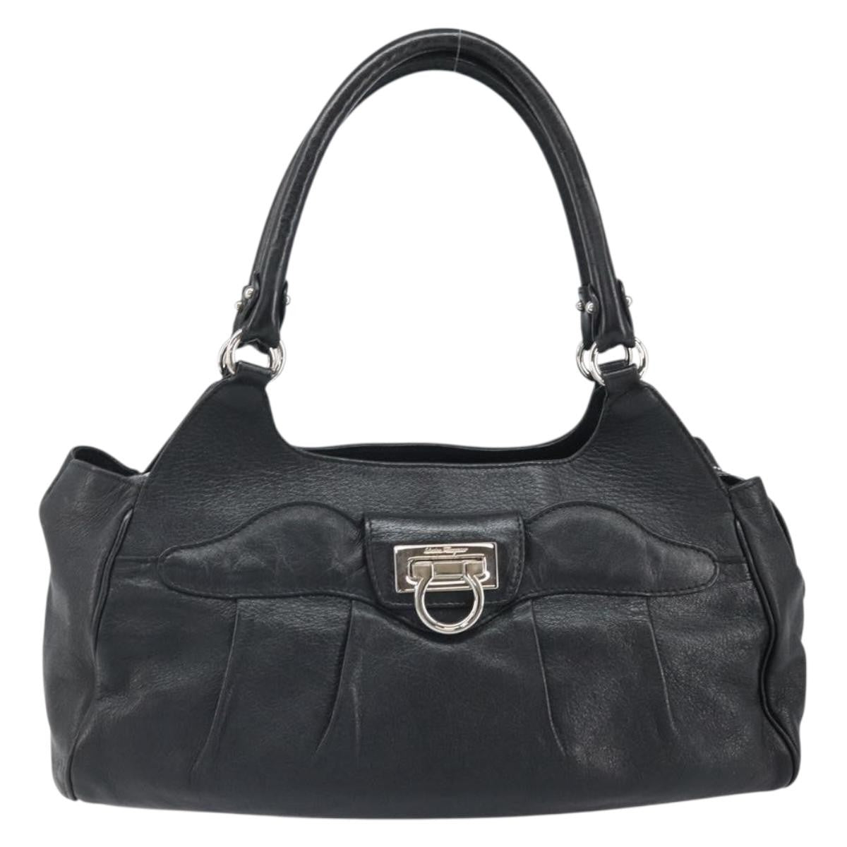 Salvatore Ferragamo Gancini handbag Leather - image 1