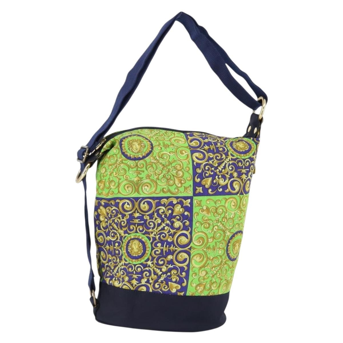 Versace Vintage Shoulder Bag Cotton - image 1