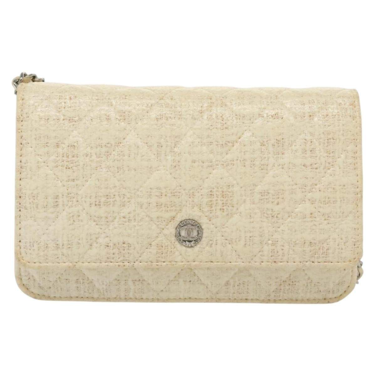 Chanel Wallet on Chain Tweed - image 1