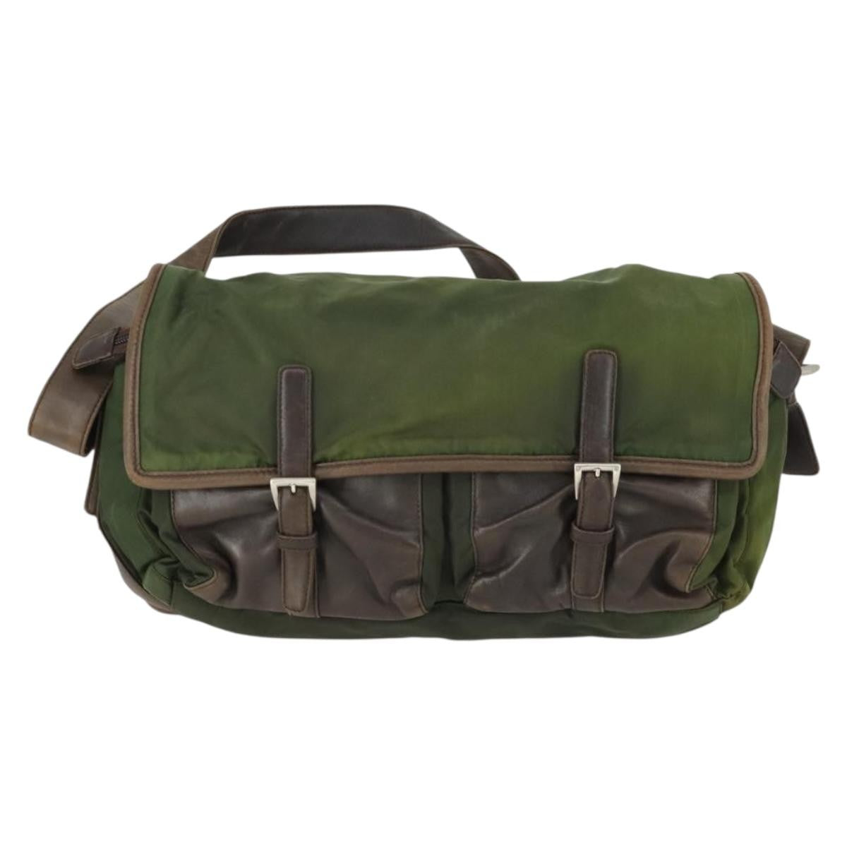 Prada Vintage Shoulder Bag Nylon and Leather - image 1