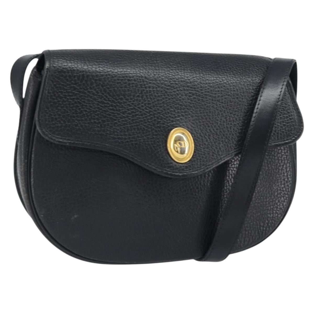 Christian Dior Vintage CD Logo Shoulder Bag Leather - image 1