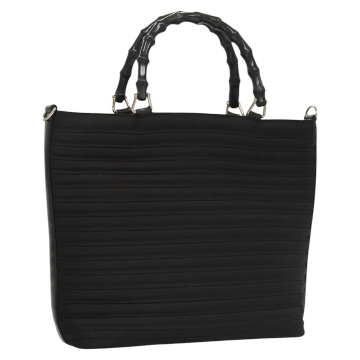 Gucci Vintage Bamboo Handle Bag Nylon - image 1
