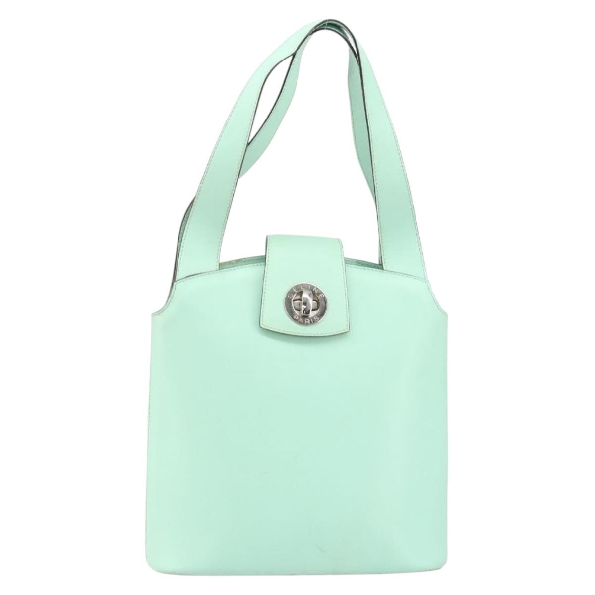 Celine Circle Logo Handbag Leather - image 1