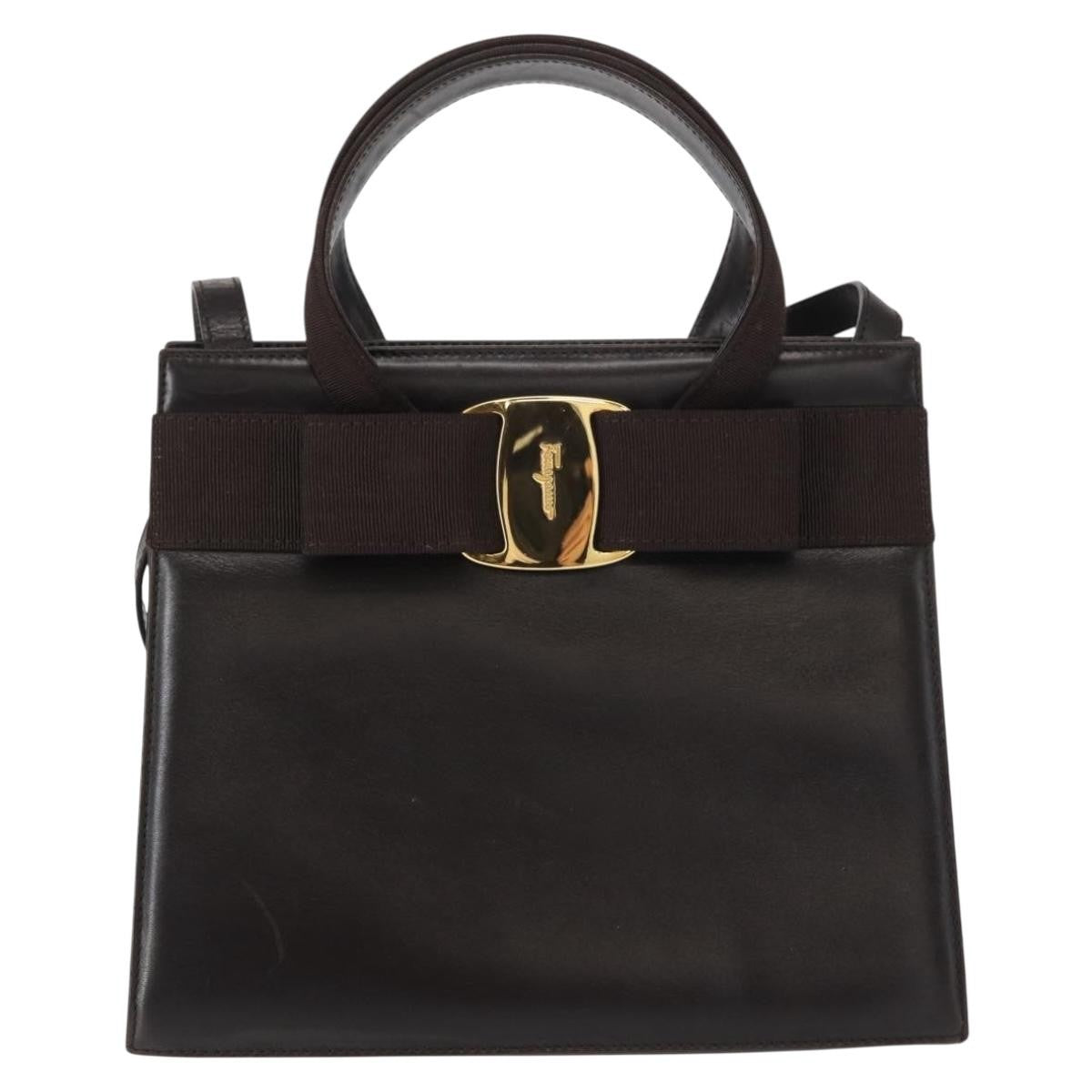 Salvatore Ferragamo Convertible Vara Bow Tote Leather Small - image 1