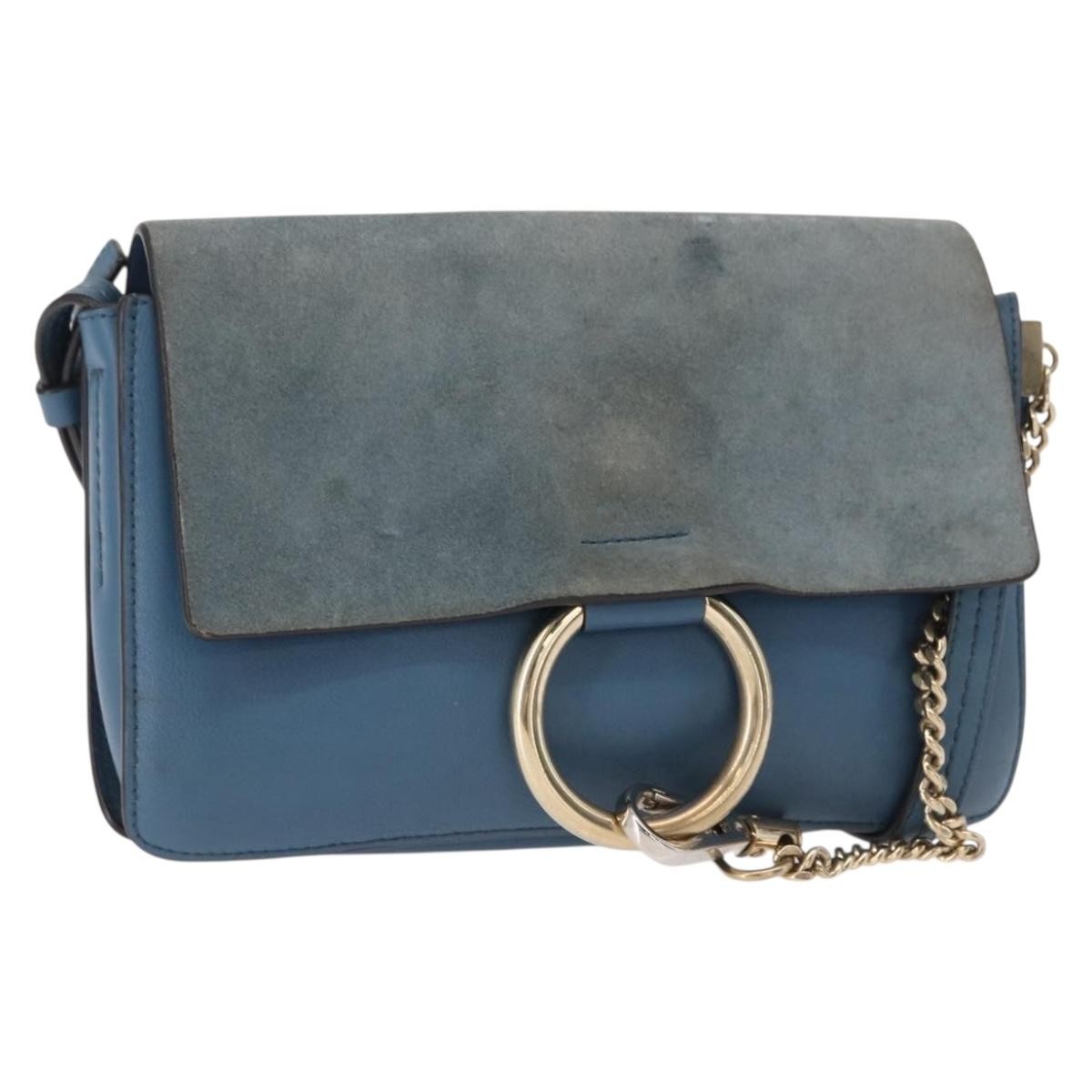 Chloe Faye Shoulder Bag Leather and Suede Small - image 1