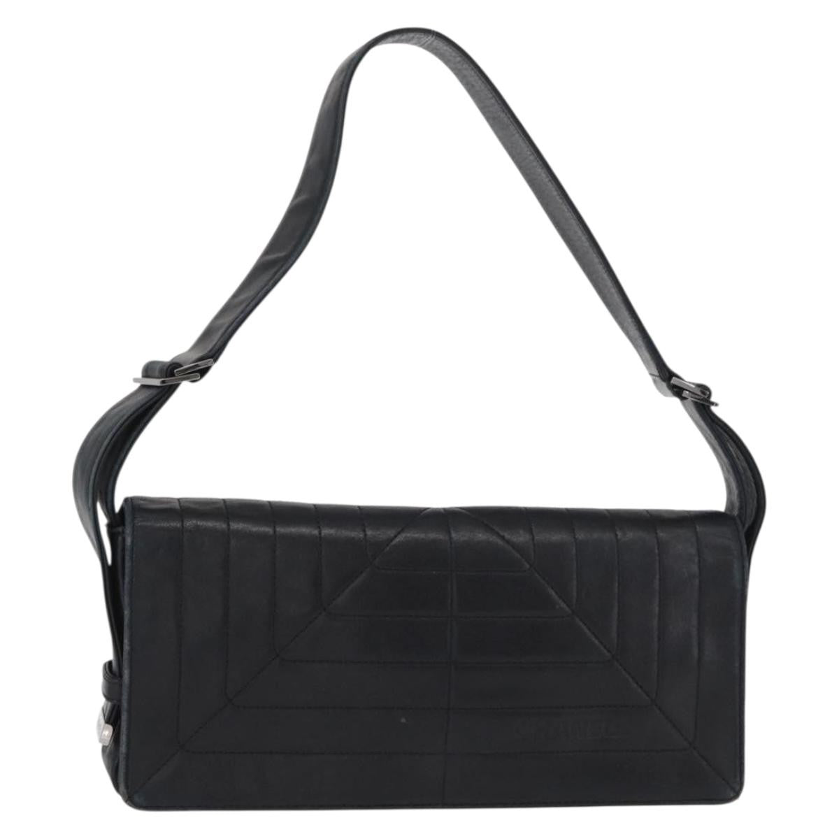 Chanel Vintage Shoulder Bag Leather - image 1