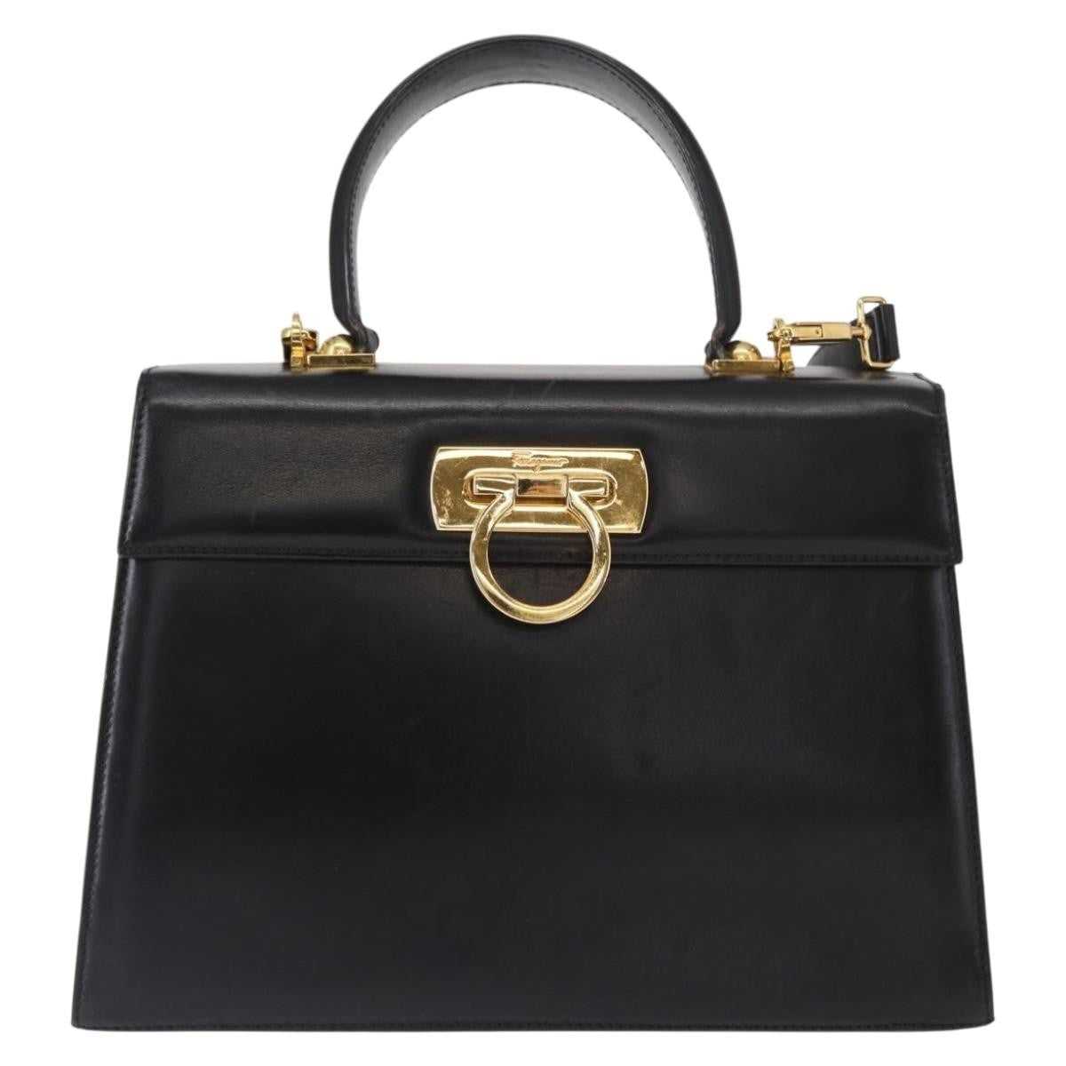 Salvatore Ferragamo Convertible Top Handle Bag Leather - image 1