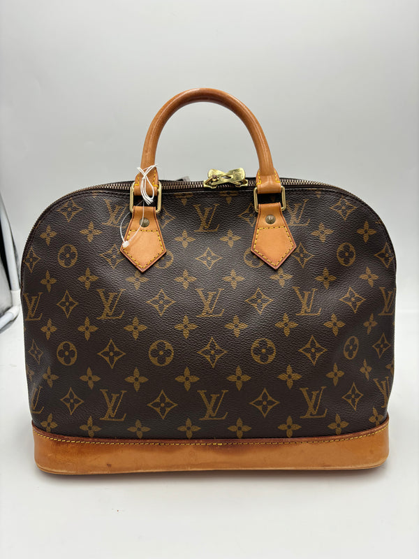 Louis Vuitton Alma Handbag Monogram Canvas MM