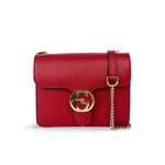Gucci Interlocking G Heart Shoulder Bag Diagonal Quilted Leather Mini - image 1