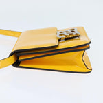 Fendi Curligraphy Shoulder Enamel Yellow Silver small - image 4