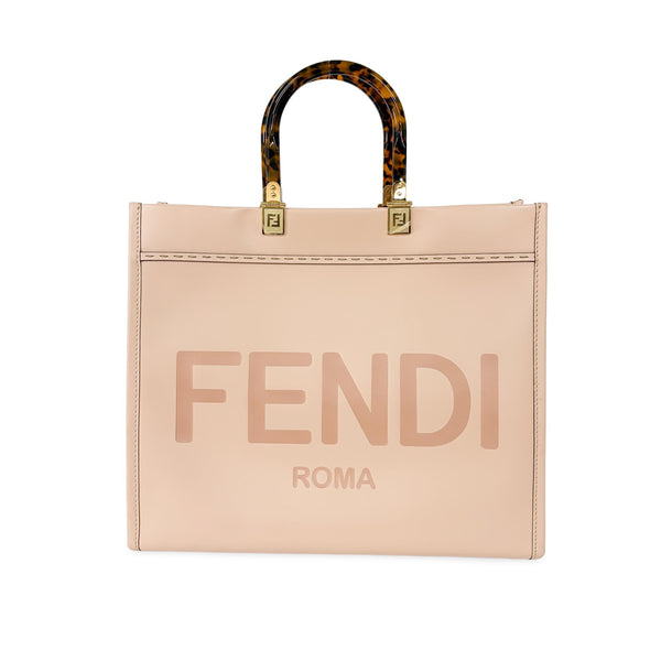 Fendi Sunshine Shopper Tote Whipstitch Leather Medium - image 1