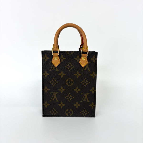 Louis Vuitton Petit Sac Plat Bag Monogram Canvas