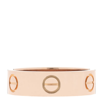 18K Pink Gold 5.5mm LOVE Ring 53 6.5