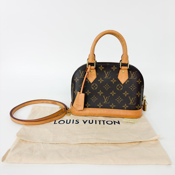 Louis Vuitton Alma Handbag Monogram Canvas BB